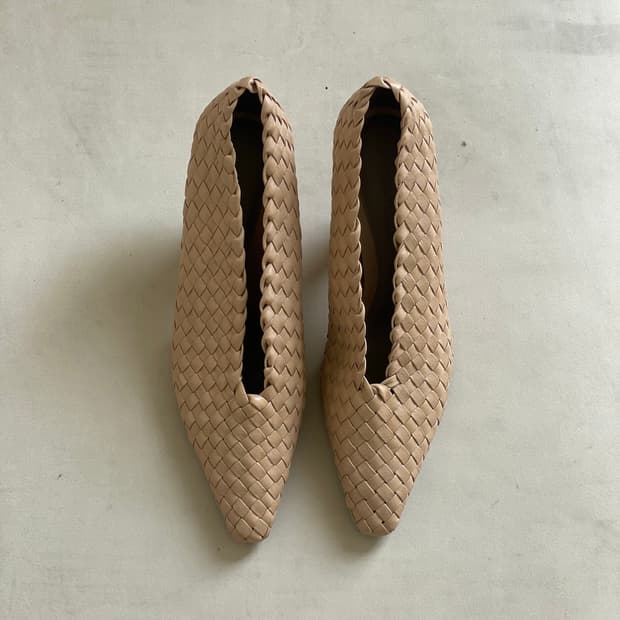 보테가 베네타 위빙 하이프 슈즈 38