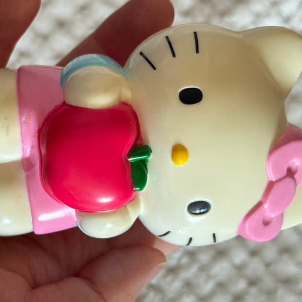 고전 빈티지 키티동전저금통 피규어