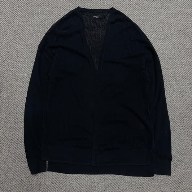 올세인츠 오버핏 오픈 가디건 v1470