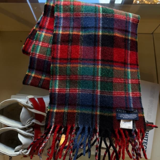 랄프로렌 램스울 캐시미어 머플러