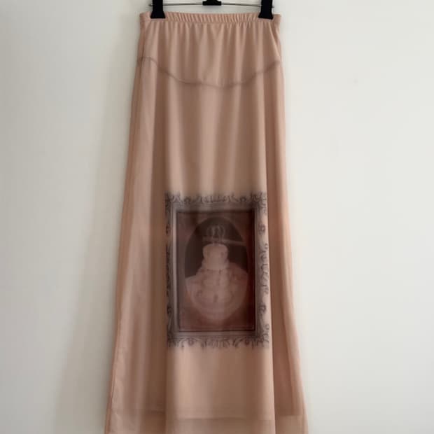 2000아카이브 엠프티 맥시 스커트