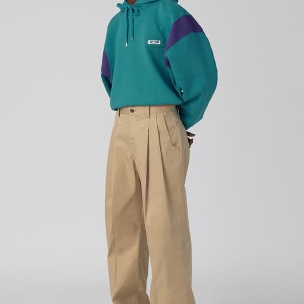 [3] 아더에러 18ss 투턱 코튼 팬츠 베이지