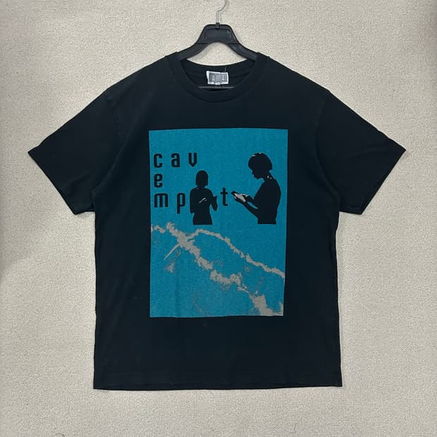 (L) 카브엠트 Cav Empt그래픽 반팔 티셔츠 