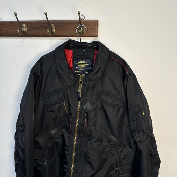 알파인더스트리 테크포켓 ma-1 자켓 3xl 오버핏