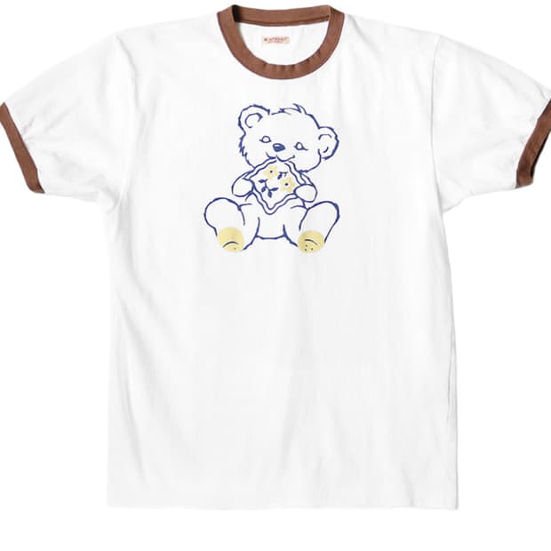 (새상품) 캐피탈 20-T 링거 패키쉬 리틀 베어 티셔츠 화이트