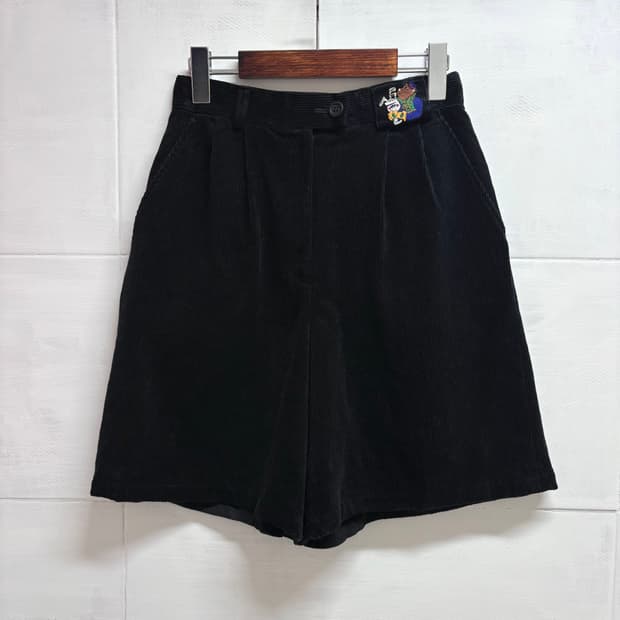 까스텔바작 골프 코듀로이 블랙 반바지  (JPN)