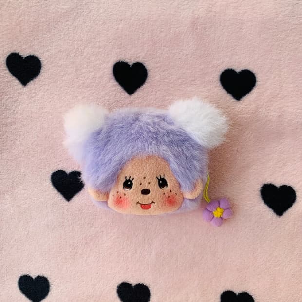 홋카이도 지역 한정 라벤더 몬치치 지갑 & 파우치