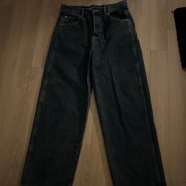 스웨이드 청바지