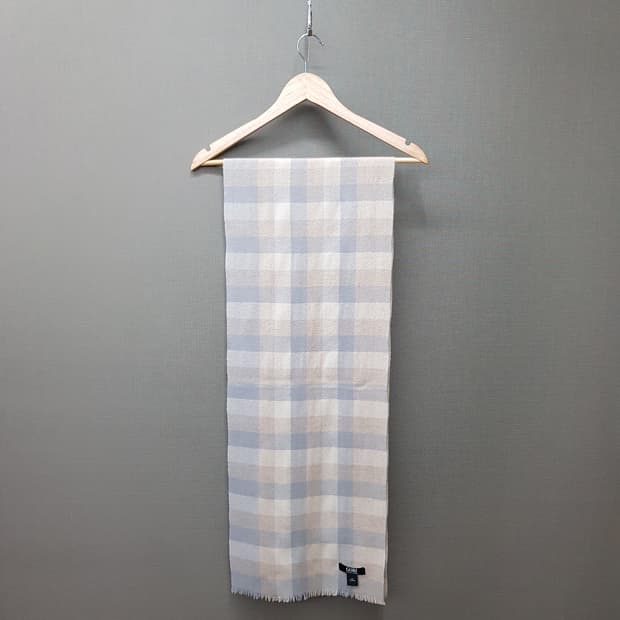 고비 캐시미어 체크 머플러