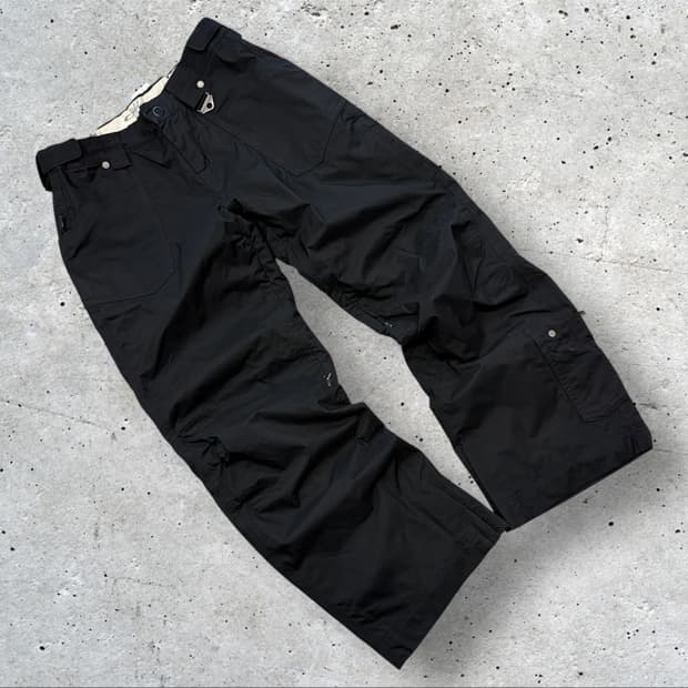 [M] 07s 오클리 빈티지 스키 블랙 카고 바지 C313