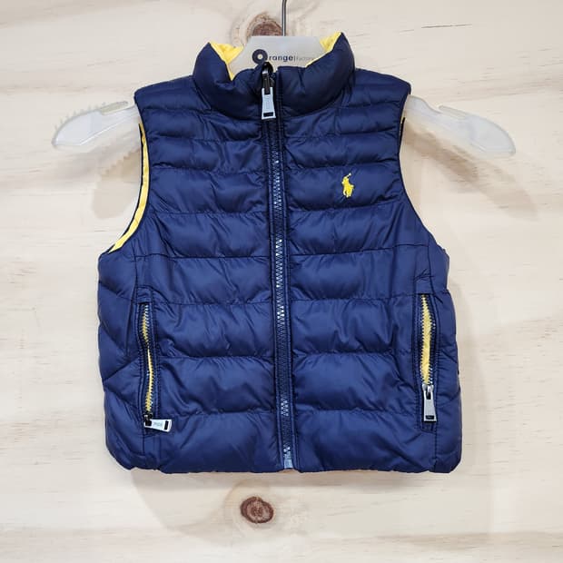 폴로 랄프로렌 키즈 (18m) 리버시블 패딩 조끼