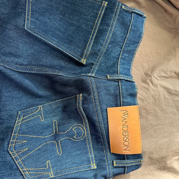 JW Anderson TURN UP SLIM FIT JEANS