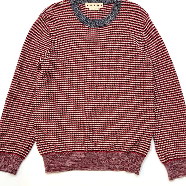 MARNI 마르니 21aw 스트라이프 코튼 니트