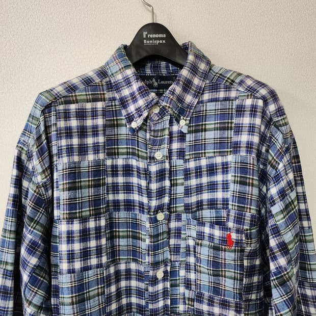 폴로랄프로렌 패치워크셔츠 (L