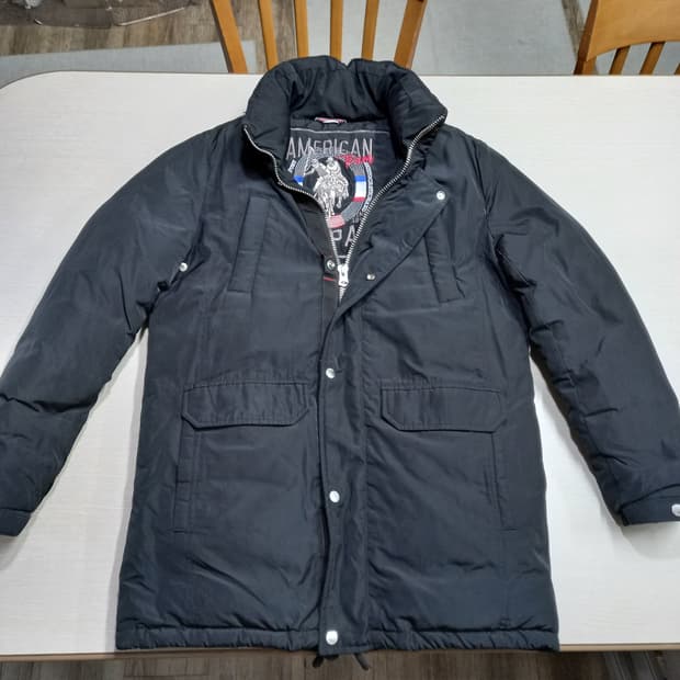 M95 USPA 구스다운 하프패딩 블랙 M-981