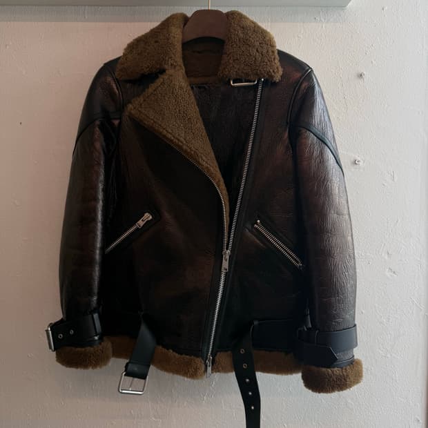 올세인츠 시어링 무스탕