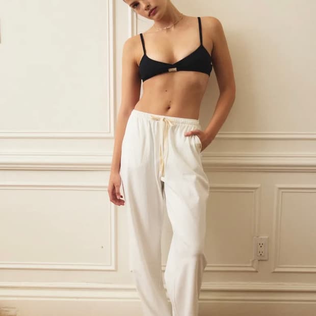 글로니 소프트팬츠 화이트m 새상품