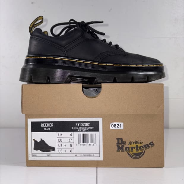 닥터마틴 리더 와이오밍 레더 유틸리티 슈즈 블랙