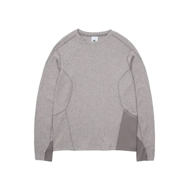 [2] 산산기어 리브드 롱슬리브 애쉬 핑크 2사이즈 팝니다