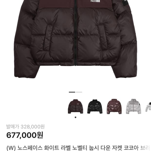 노스페이스 눕시 코코아브라운