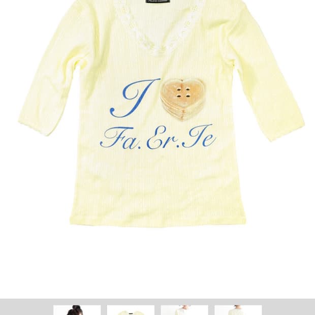 샵페어리 레이스 티셔츠 