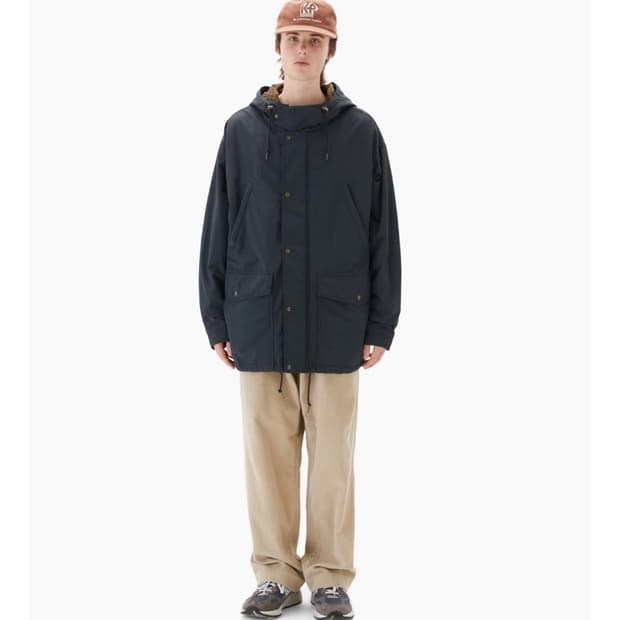 [L] 카키스 우즈맨 파카 네이비
