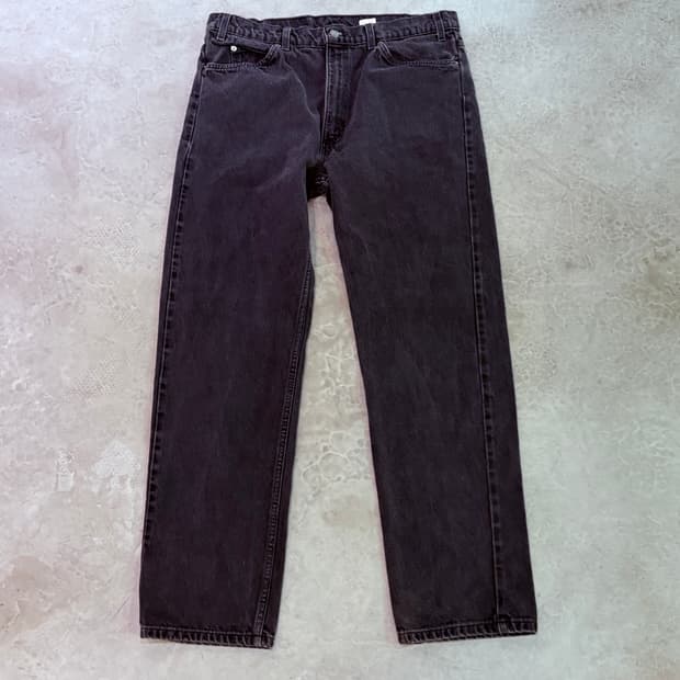 [38/32] 리바이스 505 오렌지탭 orange 흑청 블랙 USA