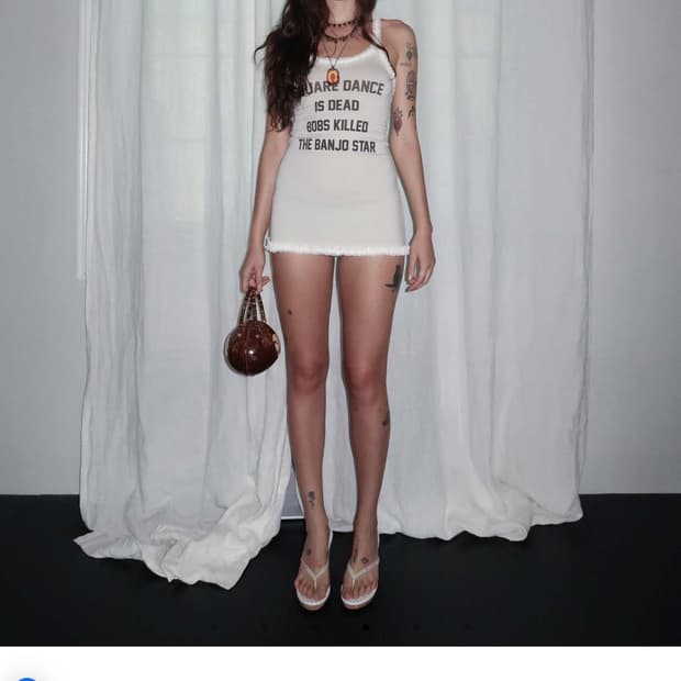 스컬프터 Acid Farm Mini Dress Dirty 구해오 ㅠ