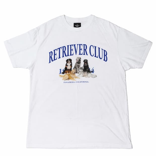 리트리버클럽 반팔 화이트