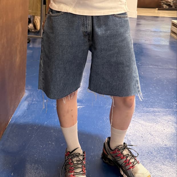 Levis 리바이스 550 커팅 데님 쇼츠
