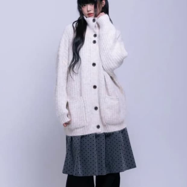 나이엔 하이넥 가디건