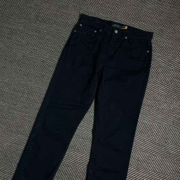 폴로 랄프로렌 스트레이트 네이비 코튼 치노 팬츠y 4802