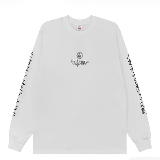 슈프림 X 블랙민 롱슬리브 xl