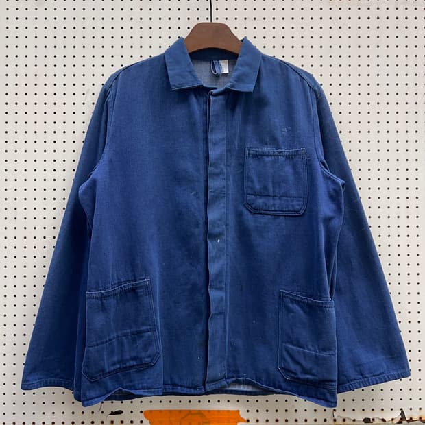 OLD VINTAGE DENIM FRENCH WORK 빈티지프렌치워크자켓