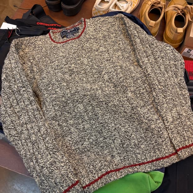 폴로 스포츠 울 혼방 니트 스웨터