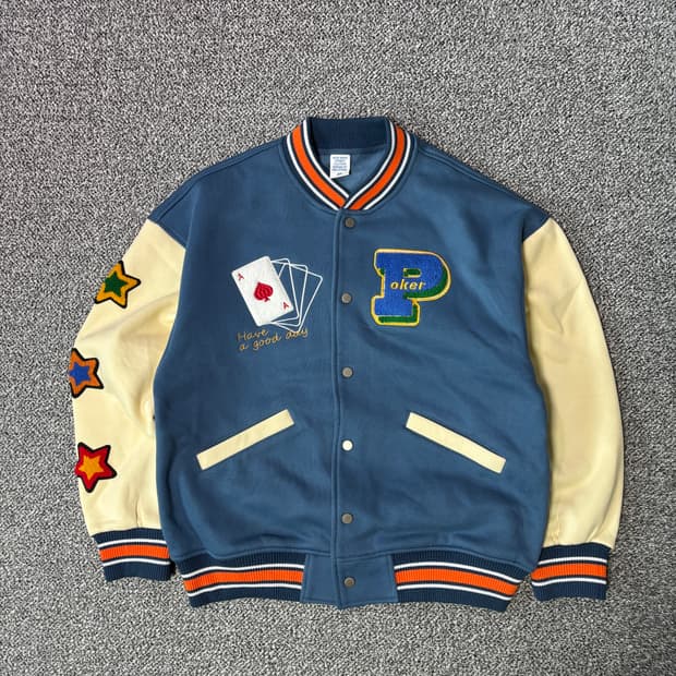 인플레이션 Poker game 스타디움 자켓 (XL)