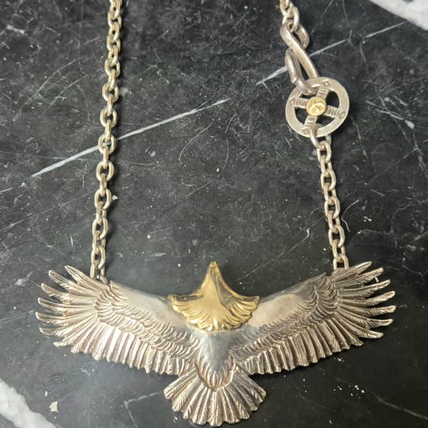 고로스 GORO'S 18K 독수리 이글 팬던트 목걸이