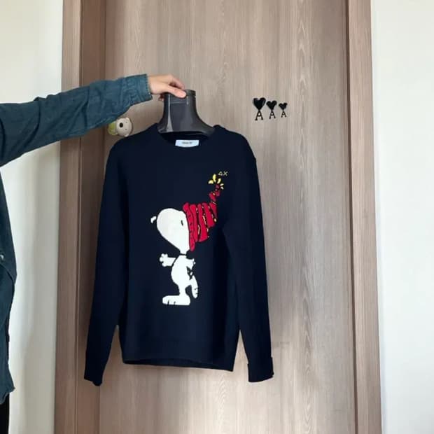 Sun68 스누피 니트 