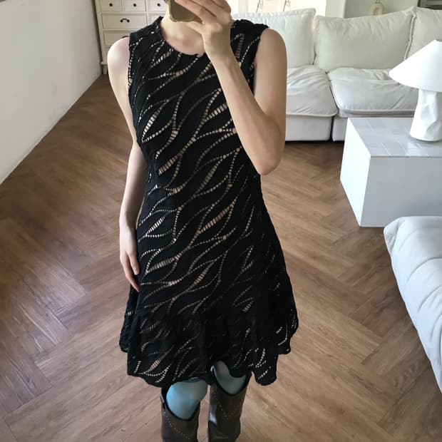vintage black one-piece