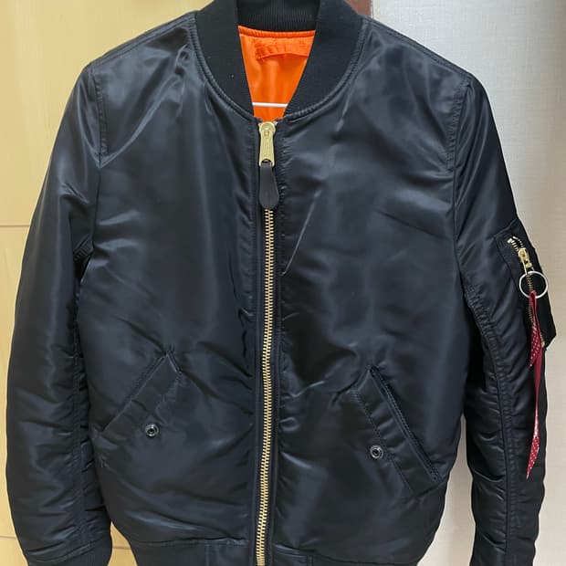 알파인더스트리 항공점퍼 xs