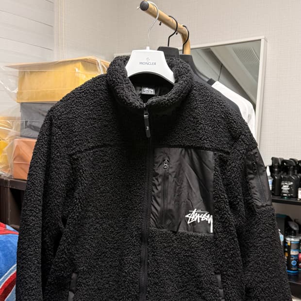 [XL] 스투시 stussy 셰르파 쉐르파 자켓 논리버시블