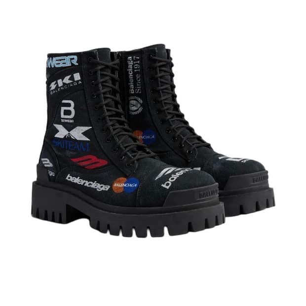 발렌시아가 스트라이크 마틴 부츠