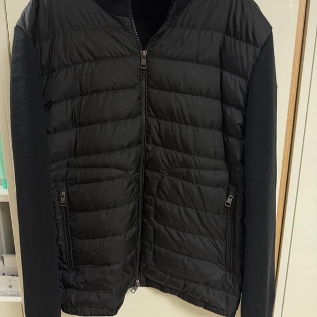 24fw/국문택 몽클레어 니트패딩 블랙 XL