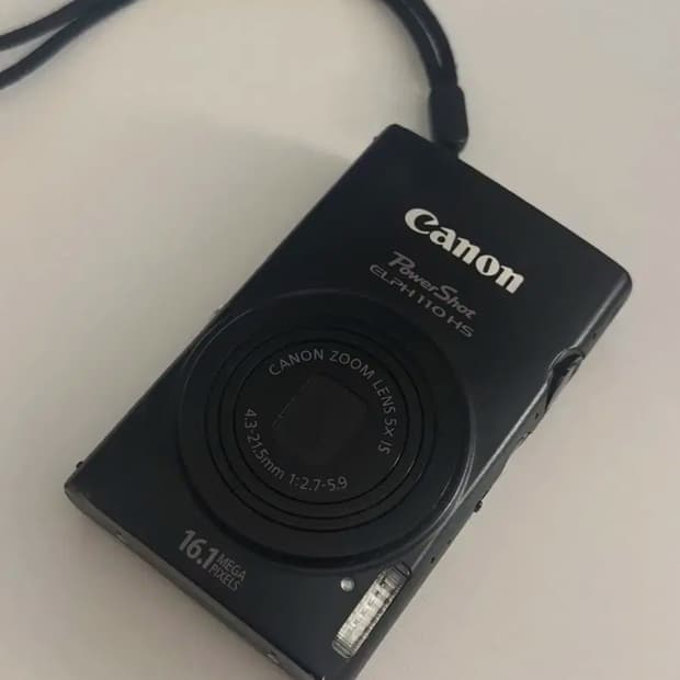 캐논 파워샷 ELPH 110HS 디지털 카메라 디카 사브리나카펜터