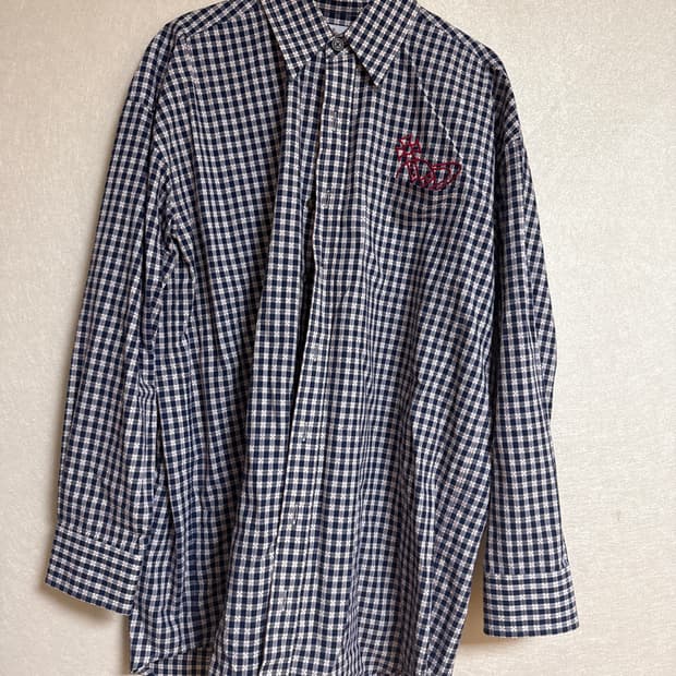 비비안웨스트우드 맨 체크셔츠