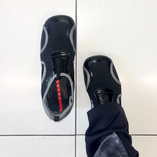 PRADA SPORTS squarefront slip-ons | 후루츠패밀리