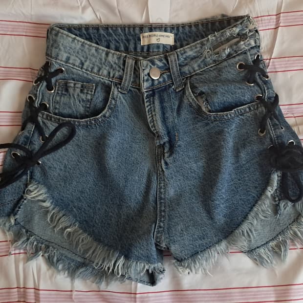 Free people 프리피플 데님 아일렛 팬츠 