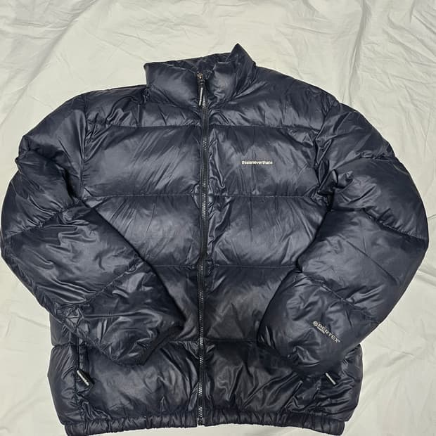 디스이즈네버댓 디네댓 퍼텍스 구스다운 패딩 블랙 XL