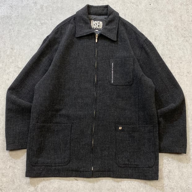[100] 90s Get Used 겟 유즈드 미니멀 집업 자켓