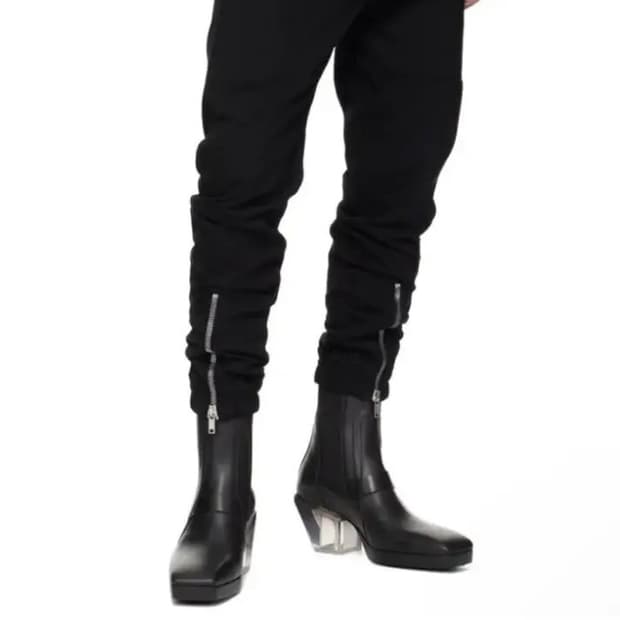 [44] rickowens 22fw sliver strap boots